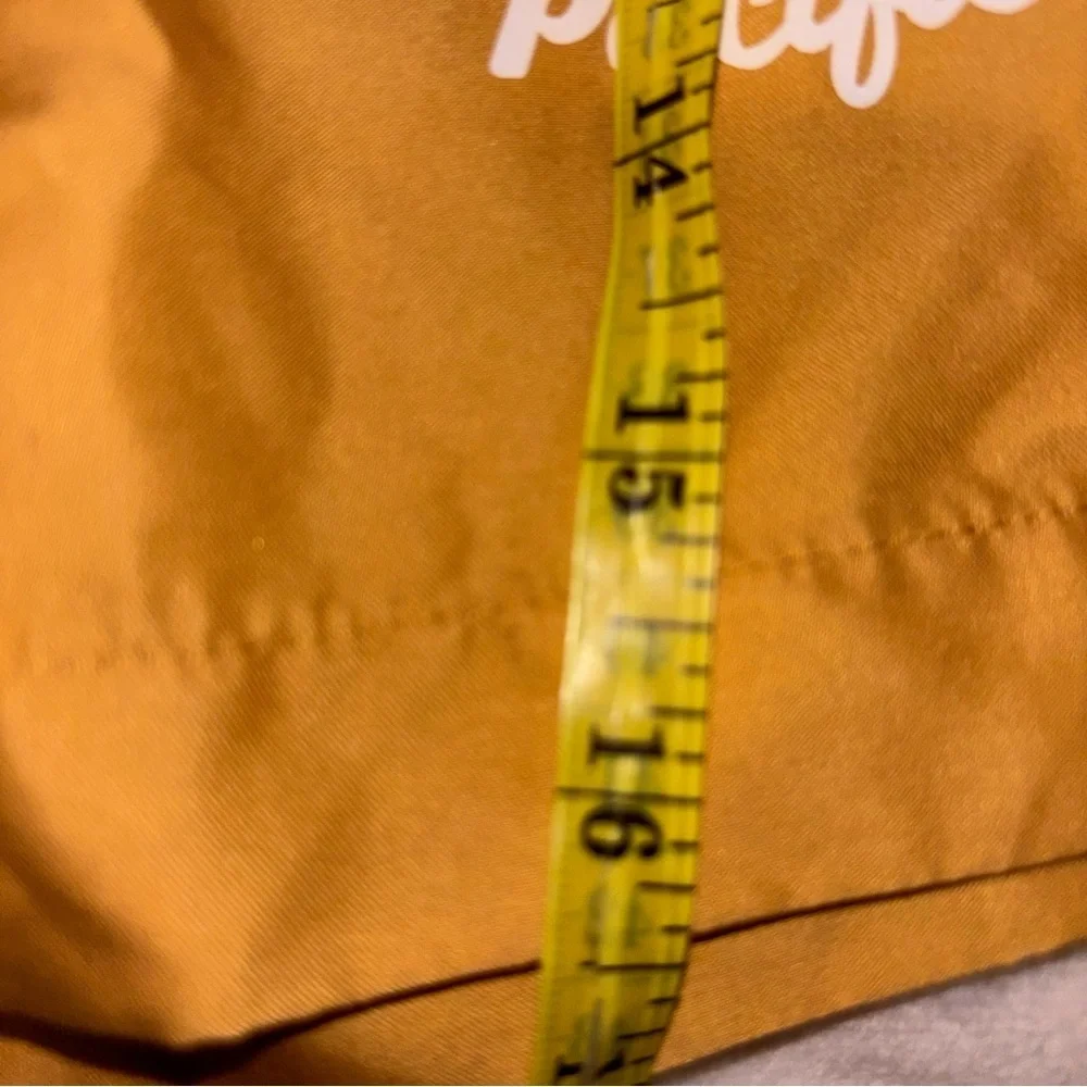 PacSun Colorblock Trunks Men’s Small Olive Green Mustard Yellow Board Shorts